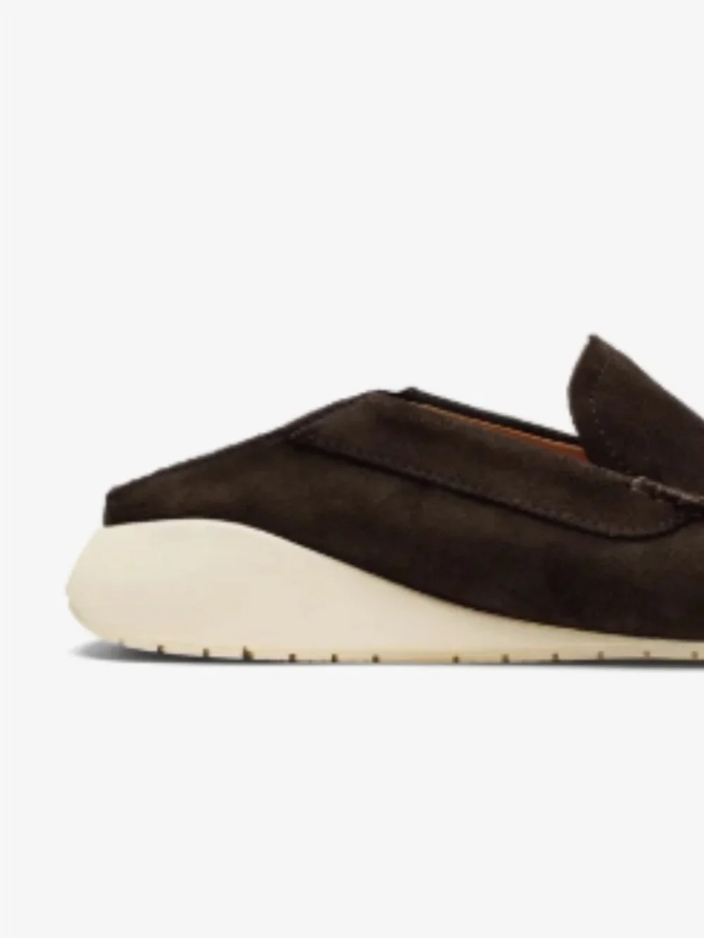 OLUKAI Men's Ka'a Brown Italian Suede Slip On Loafer--NEW--12